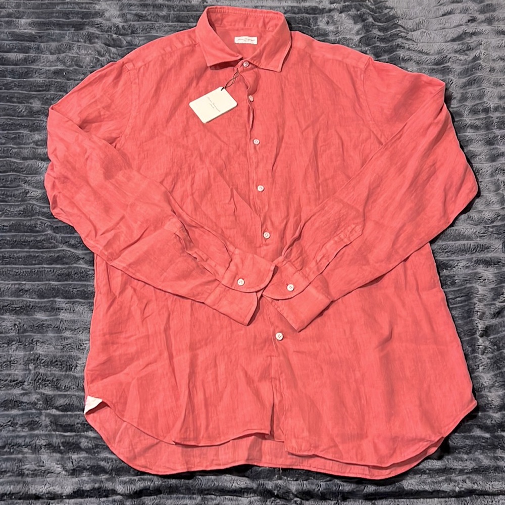 Maria Santangelo Linen Dress Shirt